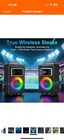 Karaoke System With Led Lights   2 Wireless Microphones   Bluetooth Speaker