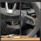 Custom Car Steering Wheel Cover Suede For Bmw M Sport M3 E90 E91 E92 E93 E87 E81