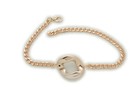 Women Light Gold Metal Chain Boot Bracelet Shoe Big Thick Link Charm Anklet Pair