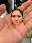1 12 Female Japanese Girl Head Sculpt Carved No Hair For 6 action Figure Body