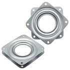 Verkelly 3 Inch Lazy Susan Turntable Bearing  2 Pack 3 Inch  Silver