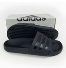 Adidas Adilette Shower Slip On Slides Men 9 Women 10 Core All Black Gz3772 New
