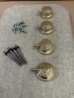 Dw Collectors Series Floor Tom Drum Lugs 4 Gold Lugs   True Pitch Tension Rods