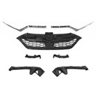 Apply To Chrome Grille For Honda Cr-v  2017-2019    2 Molding Pieces   4 Bumper 