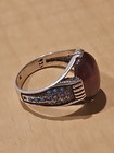 Men Ring Ancient Roman Gemstone Silver 925 Ring  Size 10 5