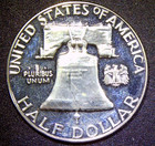 1961 Proof Uncirculated Franklin Silver Half Dollar Hd23