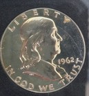 1962 Franklin Half Dollar Proof-like -90 silver Awesome 