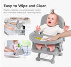 Silla Para Bebe Comer Silla Plegable Port  til Para Ni  os Ni  as Bebes Asiento New