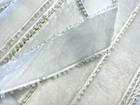Vintage Picot Velvet Edge 1 5  Ribbon 38mm Rayon Made In France 1yd Ivory Cream