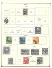 Silk s Stamps - Peru Collection  1868-1959   Bob  From Scott International Album