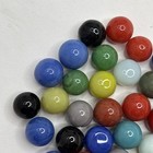 Vintage Bright Color Glass Marbles Lot Of 50 Peewee Size A3 Some Imperfections