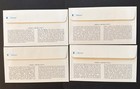 1981 America The Beautiful Flag And Anthem 4 Fdcs Sc  1890-3 Fleetwood Cachets