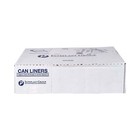 Trash Can Liners  Medium Duty - Clear  45 Gal Capacity  40 In X 48 In