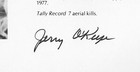Jeremiah O keefe Deceased Wwii Fighter Pilot Ace-7v Signed 8x10 Bio Photo