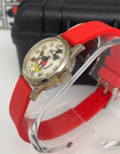 Disney Bradley Swiss Mechanical Mickey Mouse Moving Hands Watch Runs  1021 