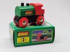 Vintage 1990 Brio Wooden Railway Classic Red Train  Engine W Original Box 33592