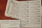 Russia 1820 Loan Dutch Exchange Certificate Hamburg 500 Roubles Coupons Bond Rrr