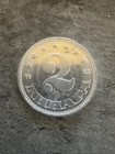 1953 Yugoslavia 2 Two Dinar - Yugoslavian - Aluminum - World Coin - Europe