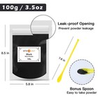 Black Mica Powder For Epoxy Resin - 3 5 Oz  100 G  Easy To Mix Resin Pigment    