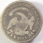 1820 Capped Bust Dime Large 0 Nice Good  Attractive 