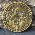 Inspirational Aa Medallion Sobriety Chip Serenity Prayer Coin Recovery Gift