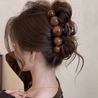 1pc Fashion Pearl Large Simple Elegant Acrylic Hair Claw Hairpin For Women s