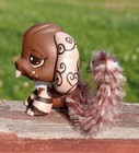 Lps   Littlest Pet Shop Cute Brown Dog Custom Ooak Hand Painted