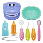 9pcs Plastic Simulation Dentist Play Set Medical Kit Pretend Toy For Kids Hyg   