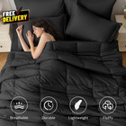 Queen Comforter Set Ultra-soft Queen Size Comforter Sets 7-piece Bed In A Bag   
