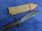Rare Original Us Ww1 M1917 Bolo Knife Maker Acc Chicago And Scabbard Dated 1918