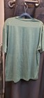 Reebok Men s Lightweight Polyester Knit Crew Neck Logo T-shirt Green Size L