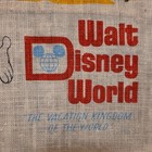 Vintage Walt Disney Productions Walt Disney World Decorative Linen