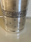Vintage India Real Silver Water Tumbler Mint Julep Cup Nicely Etched Engraved