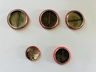 5     salad Bowl Strike    Lettuce Boycott Buttons 1970s  Cesar Chavez Organized 