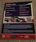 Nascar Truck Driver  45 Landon Lewis J f  Electric 2026 Autographed Postcard