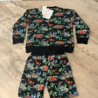 Stella Mccartney Kids Sea Life Animal Print 2pc Sweatshirt   Shorts Set 10y