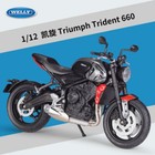 Welly 1 12 2021 Triumph Trident 660 Motorcycle Bike Model Toy Gift Nib