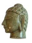 Buddha Head Statue Natural Hand Crafted Meditating Art Decor