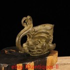 Collection Of Ancient Chinese Bronze Beast Head Ruyi Cup