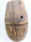 Superb Wood Wooden Hat Block Head Style Form Mold Display  Mold Millinery 19  In