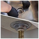 9733 Kitchen Sink  3-1 2   Inch  Stainless Steel Drain Assembly With Strainer   