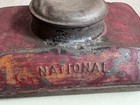 Vtg Antique National Miners Tin Lunch Box Pail Top Part Coal Mine Tool