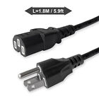 Lot 100 Power Cord Cable Desktop Computer 6ft Iec320 3prong Design Us Heavy Duty