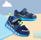 Flashing Led Light Up Shoes Lightweight Breathable Mesh Sneakers Toddler Sz 6