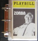 Official Black Playbill Binder  With  18  Playbills From 1984 - 1998