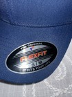 The Original Flexfit Navy With White Mesh Back Trucker Hat Baseball Cap New S m