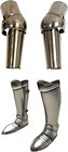 Medieval Arm And Leg Guard Armor For Larp - Bracers With Greaves Protection For