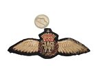 Original Wwii Raf British Royal Air Force Wings Pilot Patch E57