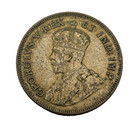 1925 British East Africa 1 Shilling Silver Coin - King George V Lion Mount Kenya