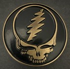 Grateful Dead Black And Gold Pan-galactic Belt Buckle Pre-owned